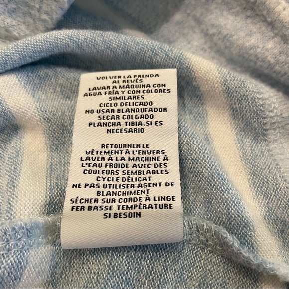 Ruby Rd. Petite Blue Cowl Neck Fleece. Size PL. - Picture 7 of 8